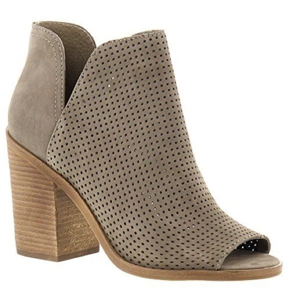 Steve Madden Tala perforated olive nubuck suede